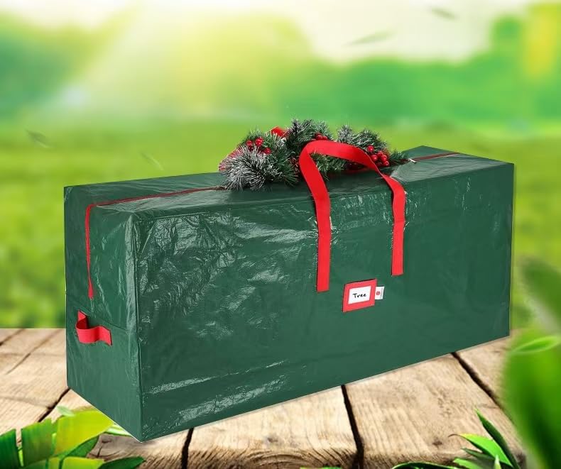 Pyhlhy Christmas Tree Storage Bag Fits 9Ft Artificial Trees, Waterproof Christmas Tree Bag- Strong, Durable Handles Diamond Painting Kits