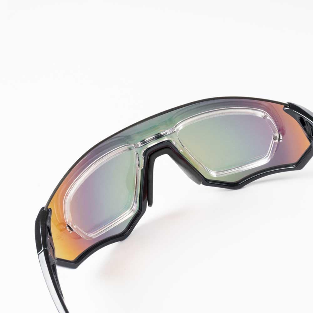 GIST Iride – Occhiali Sportivi da Ciclismo con Clip Ottica Rimovibile, Lente Antiriflesso Cat. 3 con Protezione UV, Montatura Avvolgente in Policarbonato Antiurto, Ultraleggeri 35 g