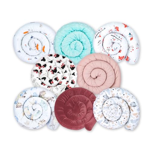 Totsy Baby Cuscino per dormire sul fianco, cuscino per il corpo del serpente, cuscino lungo 150 cm, cuscino per dormire, cuscino per il collo, variante casuale