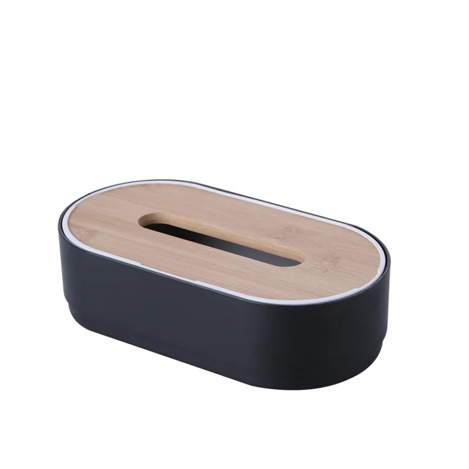 Tissue Box Tissue Box Holder Cover Toilet Paper Box Napkin Holder Case Tissue Paper Dispenser Paper Towel Storage Box Tissue Boxes(Black)
