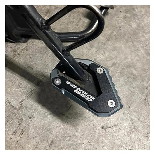 Béquille Pad Vstrom 650 anti-enfoncement pour protéger votre Suzuki Dl650 XT