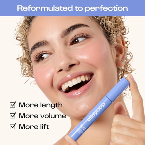 Image of Alleyoop Tubing Mascara Brown - Lengthening Mascara Tubing Formula, Smudge Proof for Sensitive Eyes, Clean Vegan Lash Definition, Biotin Peptide Infused, Full 8 mL