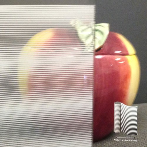 Translucent Decorative Small Lines Window Film 48" Wide x 6.5 ft