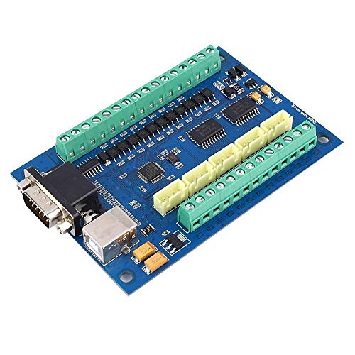 Rockyin MACH3 USB 5-Achsen-100kHz Motion Controller-Karte Ausbruch-Brett for CNC-Stich-12-24V