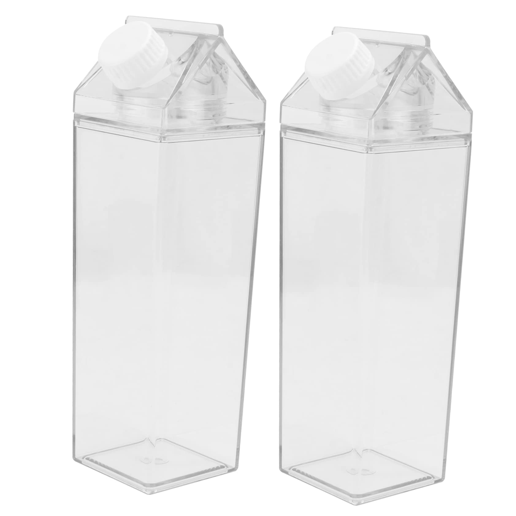 NAMOARLY Bright Shape Milk Refrigerator Container Leak Proof Water Bottles for Entertaining