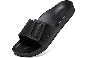 Women's Cloud Slides with Arch Support: Pillow-Soft Recovery Sandals