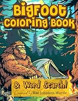 Big Foot Coloring Book & Word Search B0D97T6KDN Book Cover