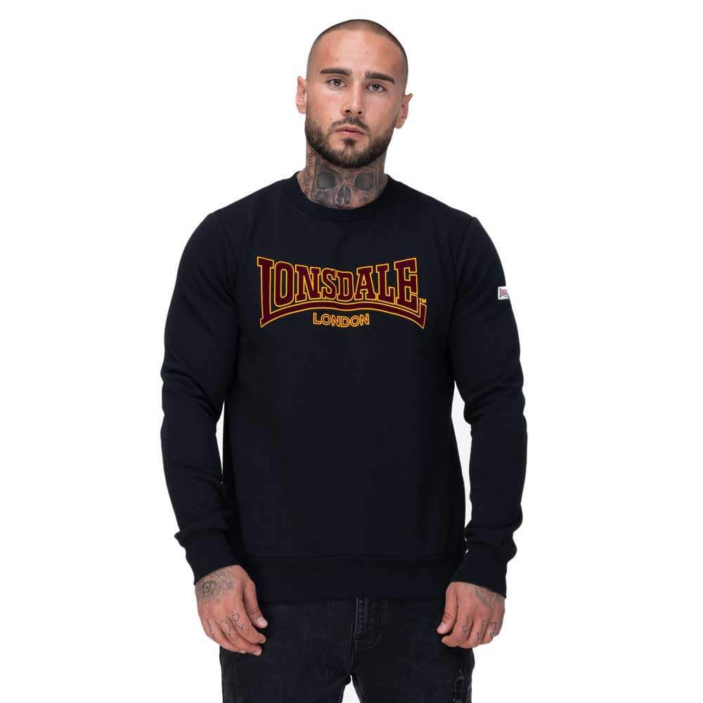 Lonsdale Herren Herren Rundhals Sweatshirt Schmale Passform Crewneck Classic Ll001 Sweatshirt (1er Pack)