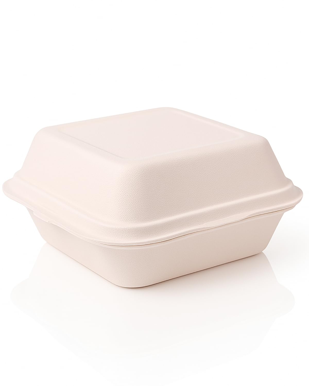 Bagasse-Burgerbox IP6 – 500 Stück