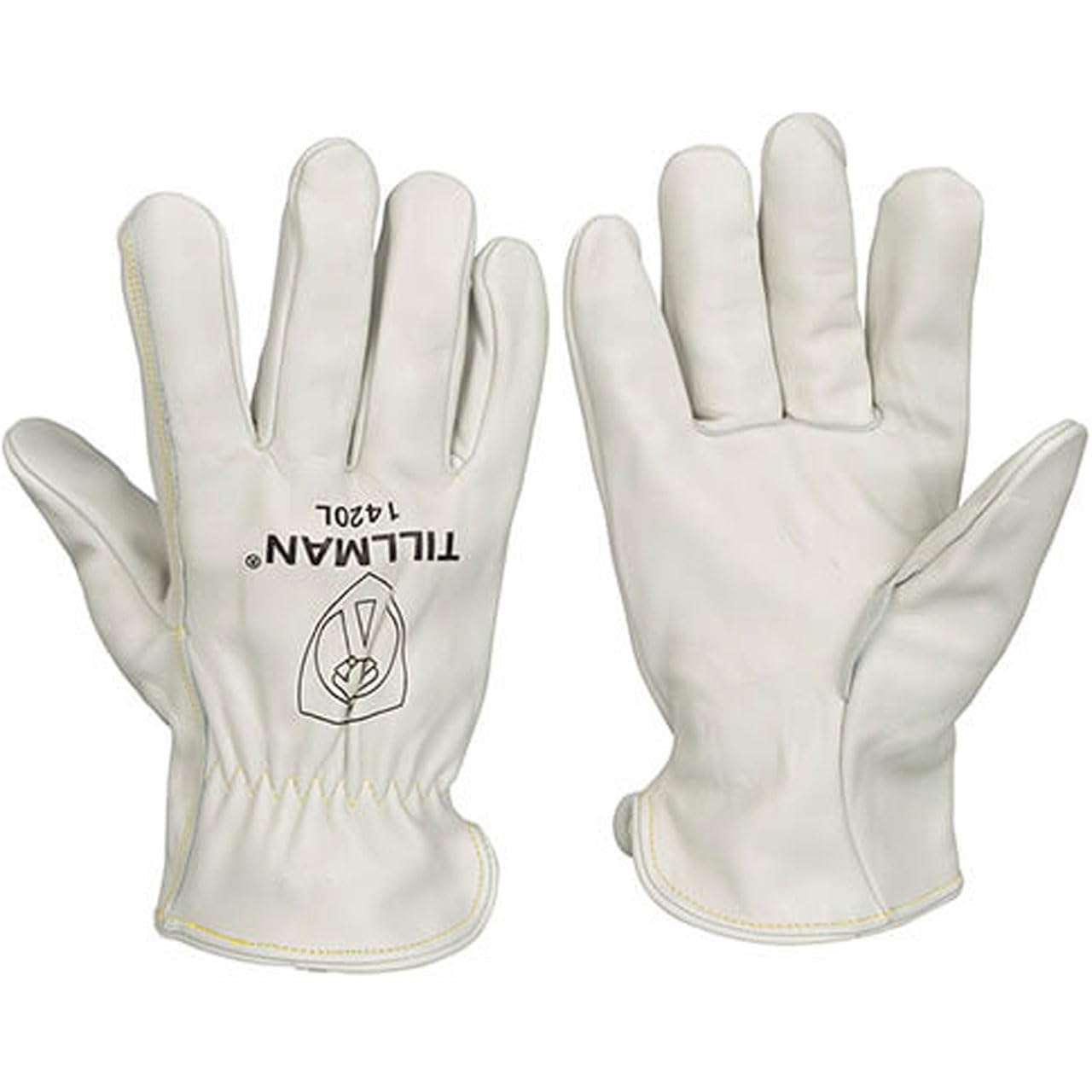 青山店購入 Off-White Hand Off Wool Glovesグローブ Tillman 1420L Top Grain Cowhide Drivers Gloves - L, Off-white