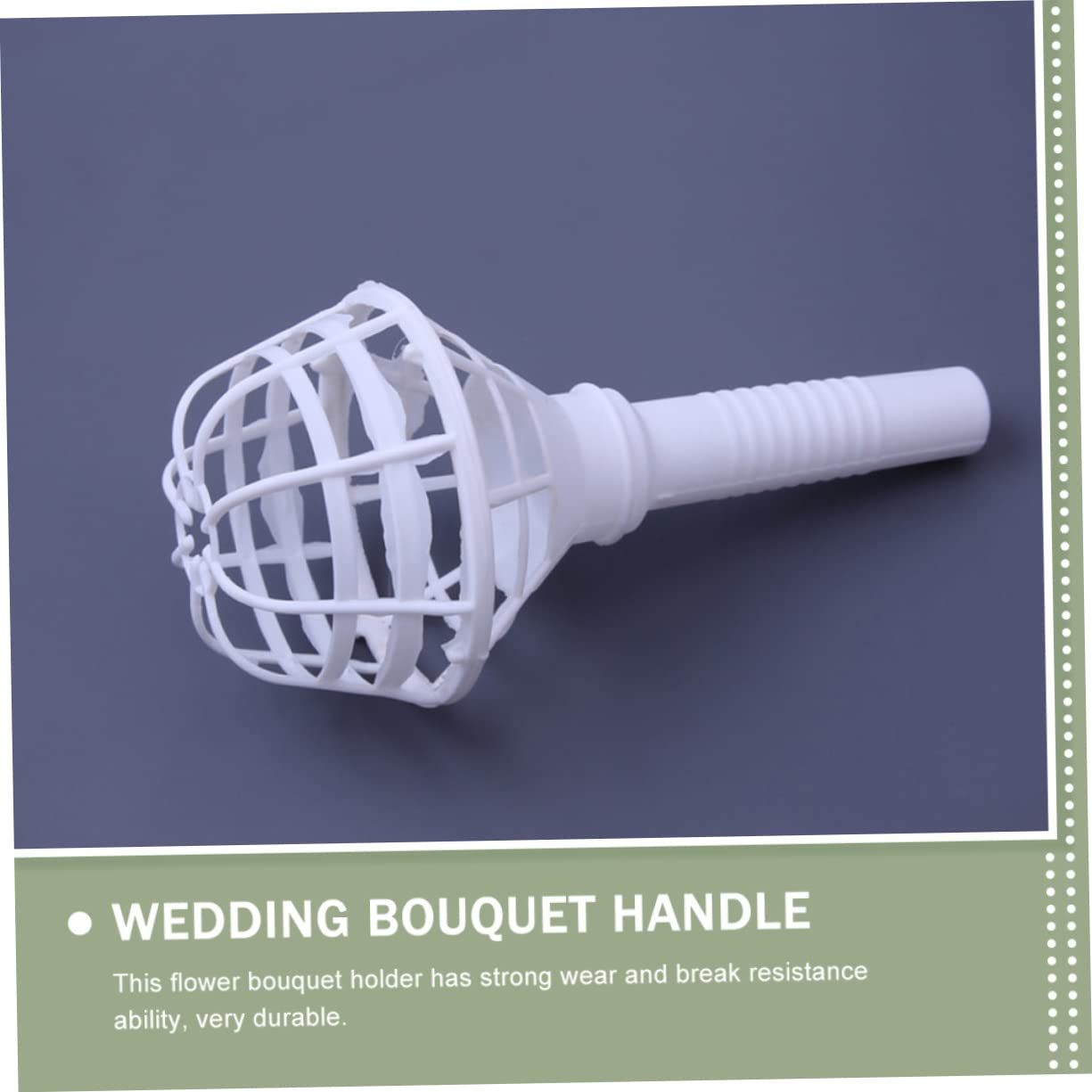 Angoily 36 Piezas Soportes para Ramos de Novia para Bodas Portaflores Floral Ligero y Duradero Accesorios Prácticos para Arreglos y Decoración Eventos Nupciales