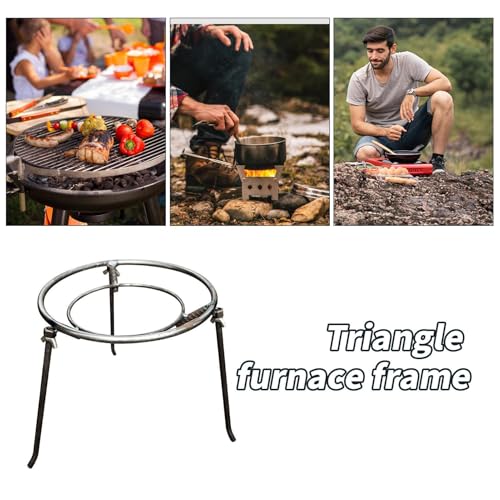 Trépied de camping pliable et résistant à la chaleur pour suspendre votre marmite