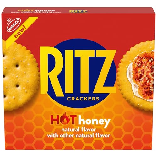 RITZ Hot Honey Crackers, Snacks for Kids and Adults, Lunch Snacks, 13.7 oz