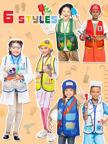 6 Sets Disfraces Niños 6-10 Años Científico y Más miniatura 2