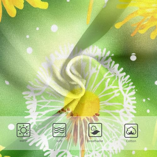 Grass Green Dandelion Bloom Girls Underwear Toddlers 2t Cotton Panties Little Girl Animals Briefs Kids Undies3