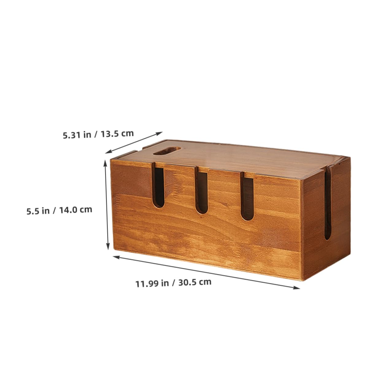 Kabelmanagementbox für Schreibtisch und Kabelordnung | Homeoffice und Büro, Robuste Bauweise, Desktop Organisation mit Sauberer Leitungsführung