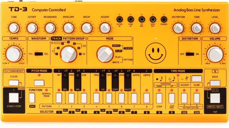 Amazon | Behringer TD-3-Yellow アナログバスラインシンセサイザー