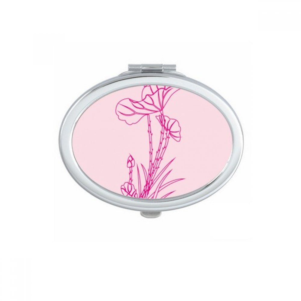 Miroir de poche lotus parfait pour les retouches au quotidien