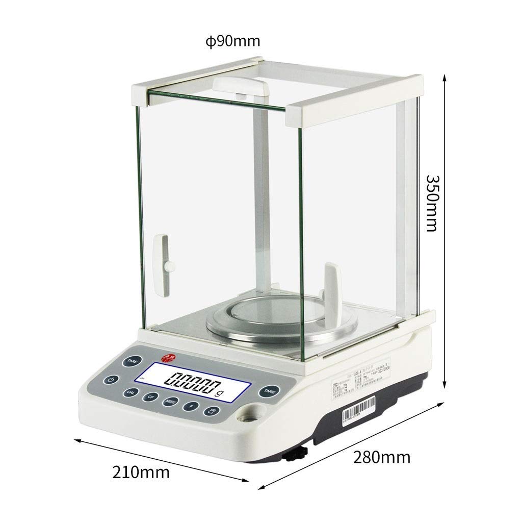 Balanza electrónica analítica Digital de Laboratorio de Alta precisión, báscula de Laboratorio, báscula de joyería de precisión, Cocina, 0,001 g, pesaje electrónico (520g/0.001g)