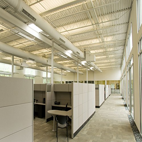 AntLux 72W LED Wraparound Light 4FT LED Office Lights Ceiling, 8600 Lumens, 4000K Neutral White, 4 Foot Flush Mount Wrap Lighting Fixture for Garage Workshop, Fluorescent Light Replacement