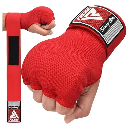 RDX Gel Innenhandschuhe Boxen MMA Muay Thai Training, Elastisch Boxbandagen 75cm Lang Handgelenkbandagen, Kampfsport Sparring Handbandagen Inner Boxing Gloves Punchingbälle Punchinghandschuhe