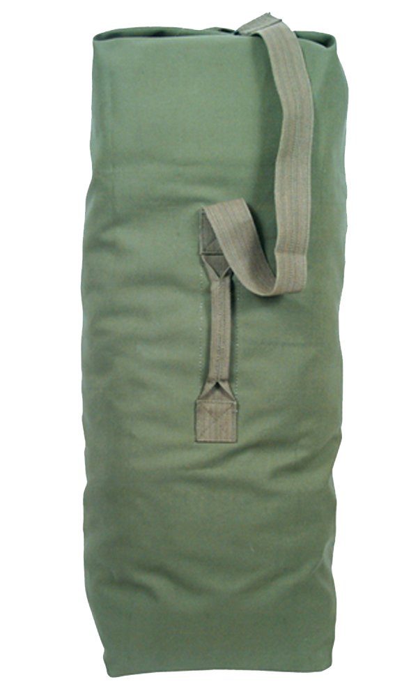 Army Military Canvas Top Load Gear Duffel Bag,Jumbo-30"x50",Olive Drab
