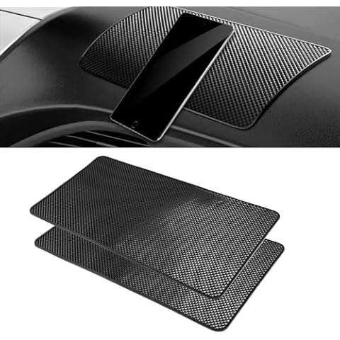 2Pcs Large Anti-Slip Car Dashboard Mats Cover