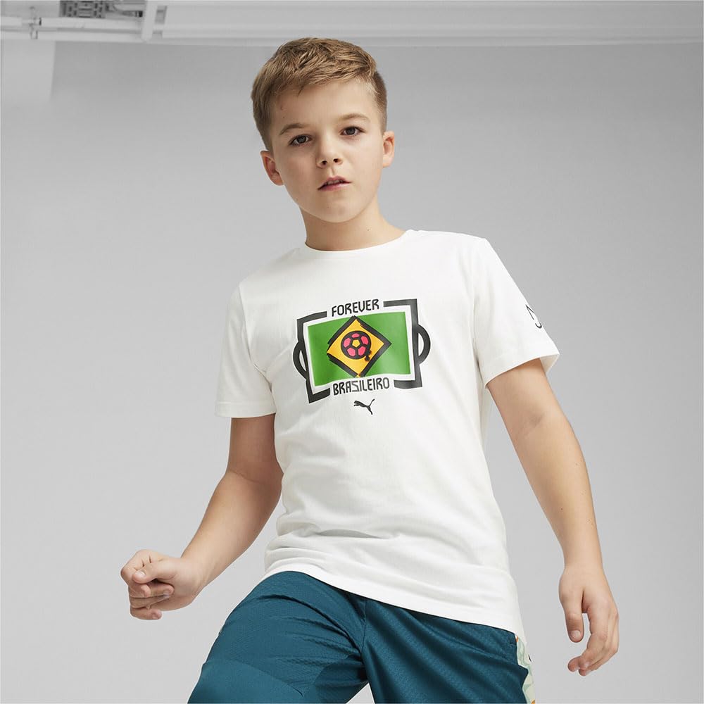 Puma Maglietta unisex per bambini, vestibilità regolare