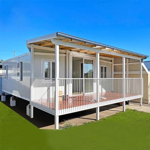 Portable Prefabricated Tiny Home 13x20ft, Mobile Expandable Plastic Prefab House for Hotel, Booth, Office, Guard House, Shop, Villa, Warehouse, Workshop (with Restroom) for Families & Remote Workers - Image 5
