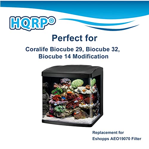 Image of HQRP 2-Pack Mechanical Foam Aquarium Filter Compatible with Coralife Biocube 29, BioCube 14, Biocube 32 Sump Modification