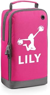 Personalised Any Name Gymnastics Cheerleader Dancer Boot Bags Sports School Gym PE Accessories Custom Shoe Kit Bag