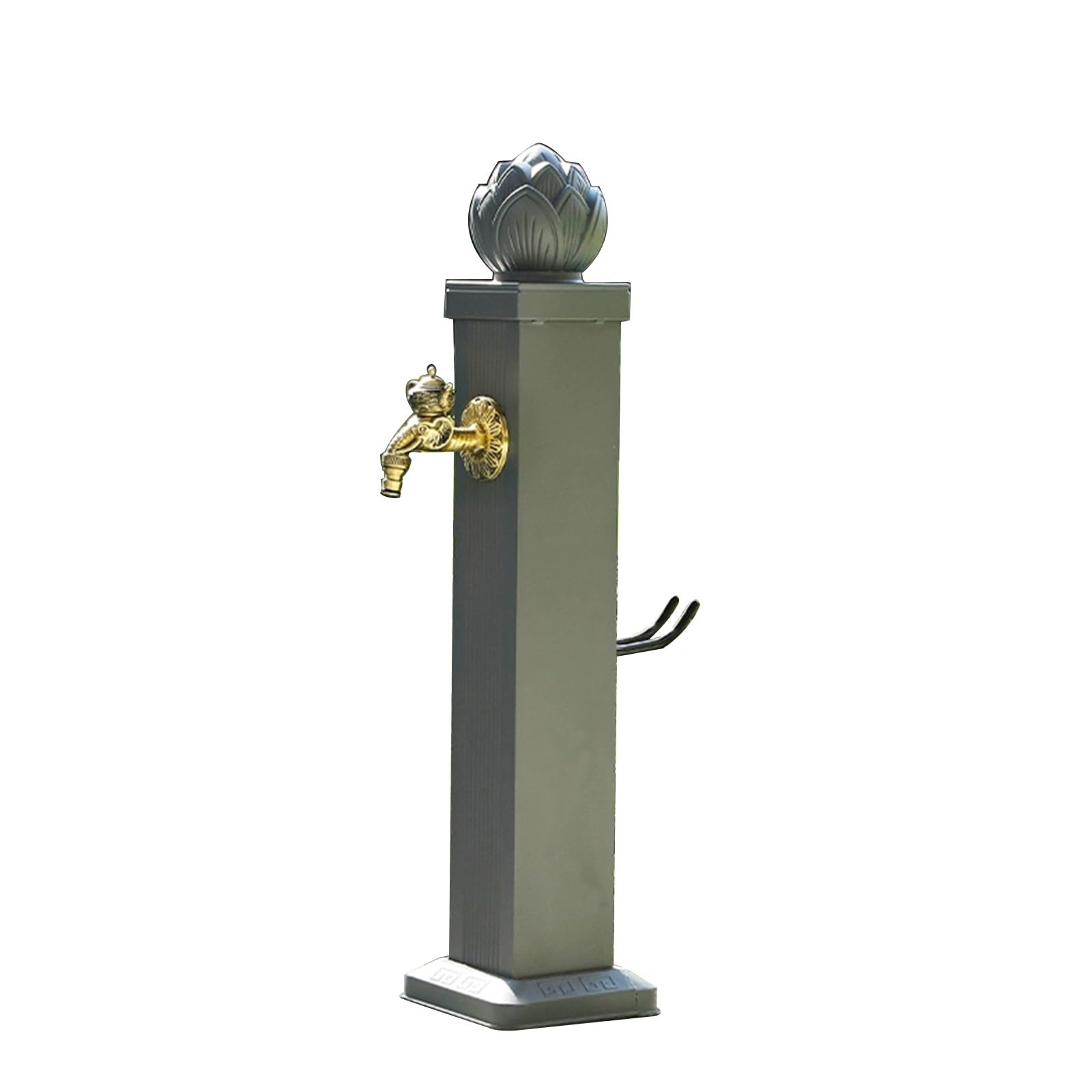 Soporte ajustable para manguera de agua, hidrante de incendios duradero con organizador de mangueras para riego y lavado eficientes en jardín, granja, patio trasero
