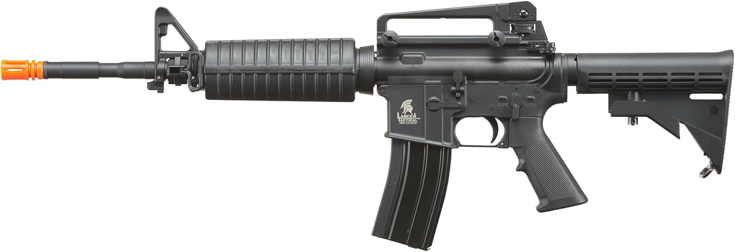 Lancer Tactical M4A1 Gas Blowback Airsoft Gas Rifle Full Scale RIS/Carbine