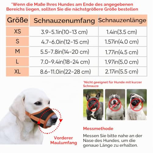 HEELE Maulkorb Für Hunde, Verstellbare Schlaufe, Atmungsaktiv, Sicherer, Schneller Sitz Für Kleine, Mittelgroße Hunde, Verhindert Das Beißen, Kauen Und Bellen (L, Dunkelgrün)