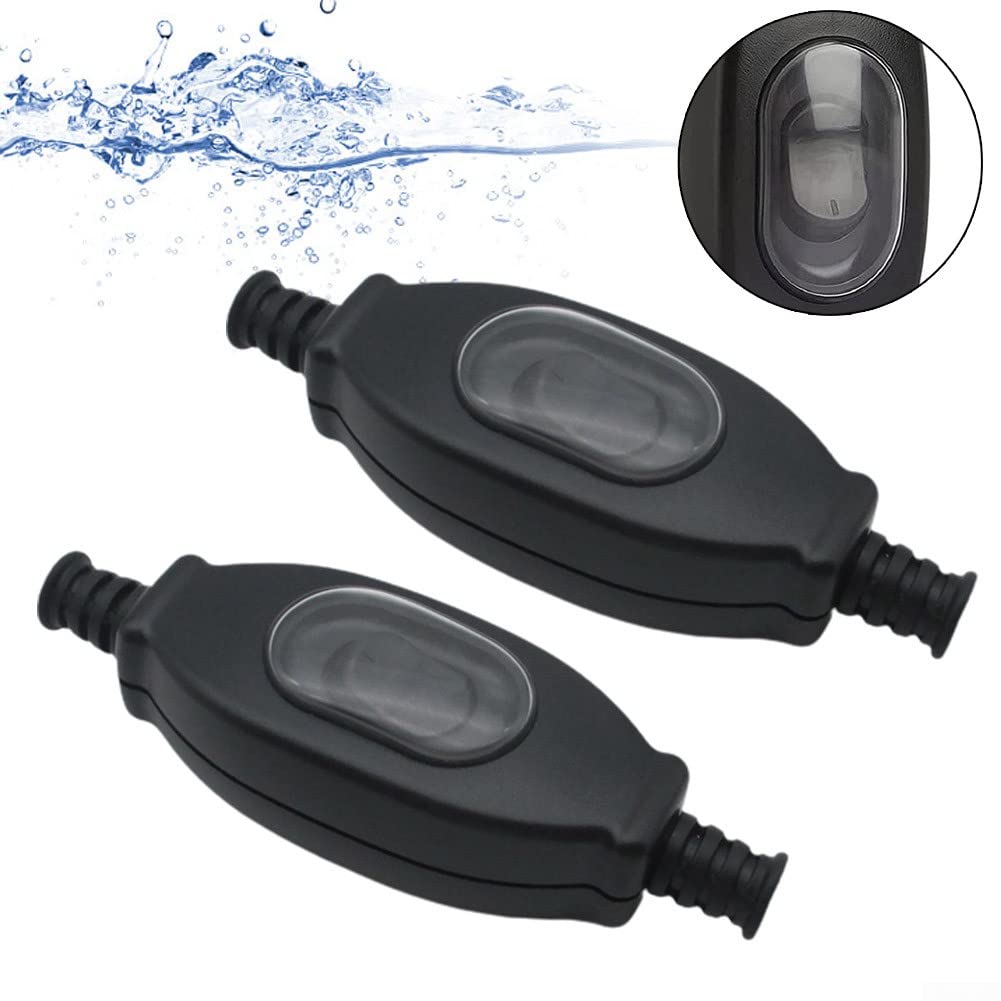 Kopp Cord Switch, 2-pole, 250 V, 10 A, Black, 193605088 6