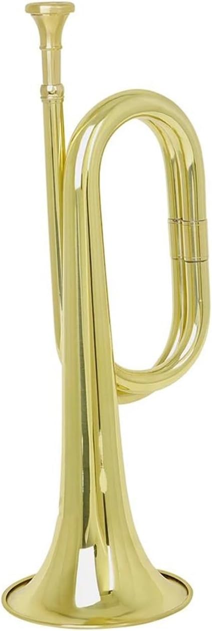 Beginners Trumpets Brass Bugle Trumpet with Mouthpiece for School Band Orchestra Brass Musical Instrument,Gold