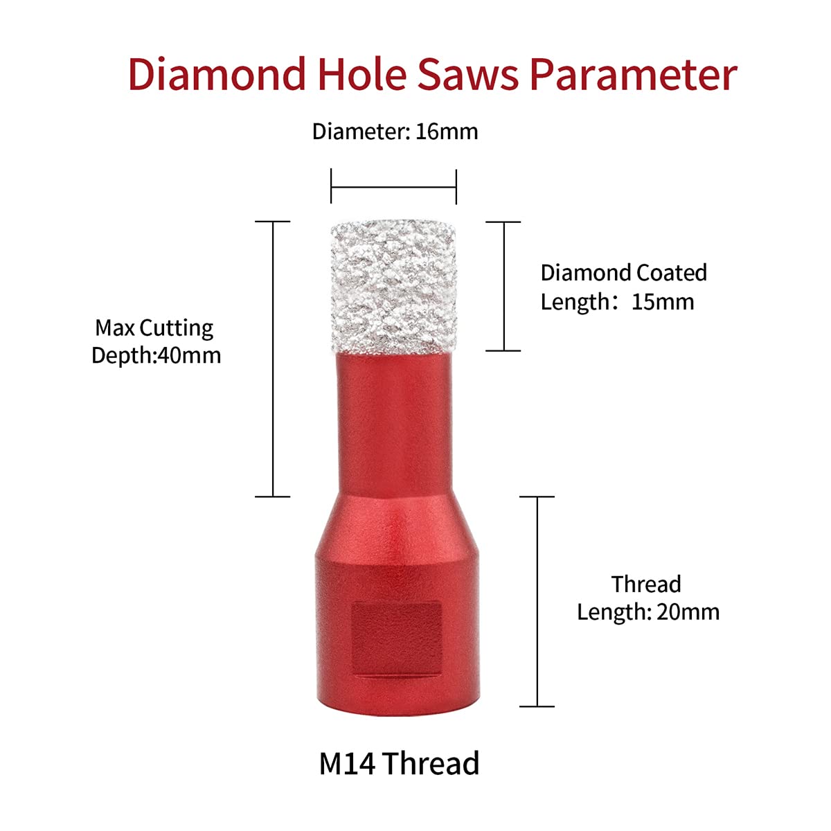 Sega A Foro Diamantata 100mm Per Piastrelle - Granito, Marmo, Ceramica - Foto 10