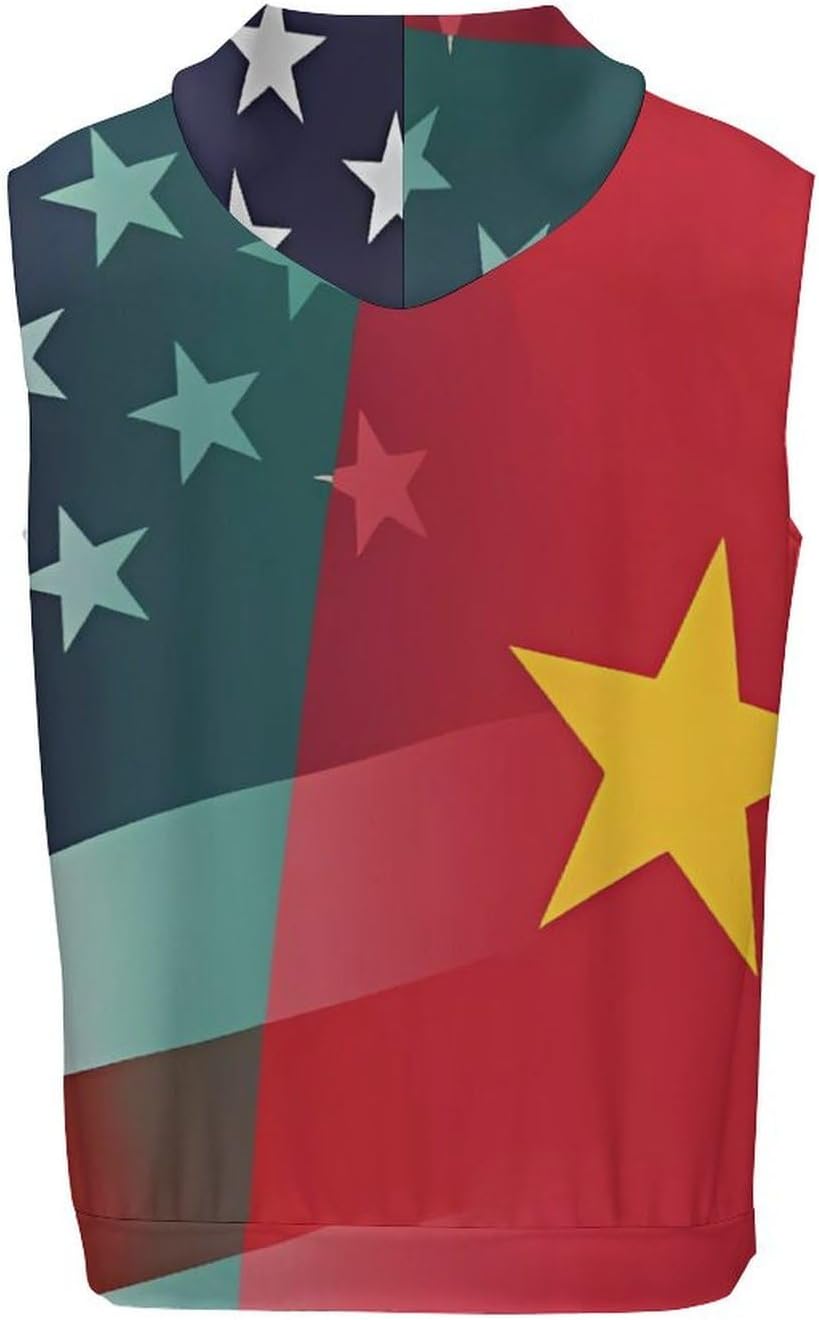 Men's Workout Hooded Tank Tops Sleeveless Muscle Gym T-Shirts