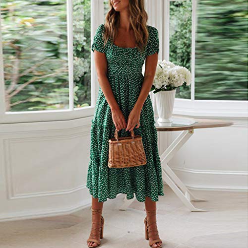 Robe fluide imprimé marguerites résolvant le manque d'élégance confortable
