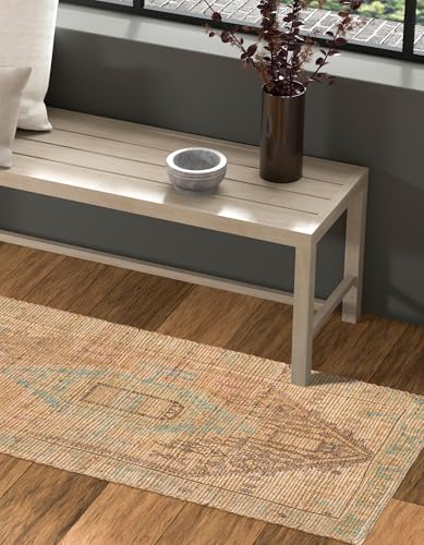 Tapete corredor Chenille Jute 2'2" x 8' Khaki Ivory miniatura 6