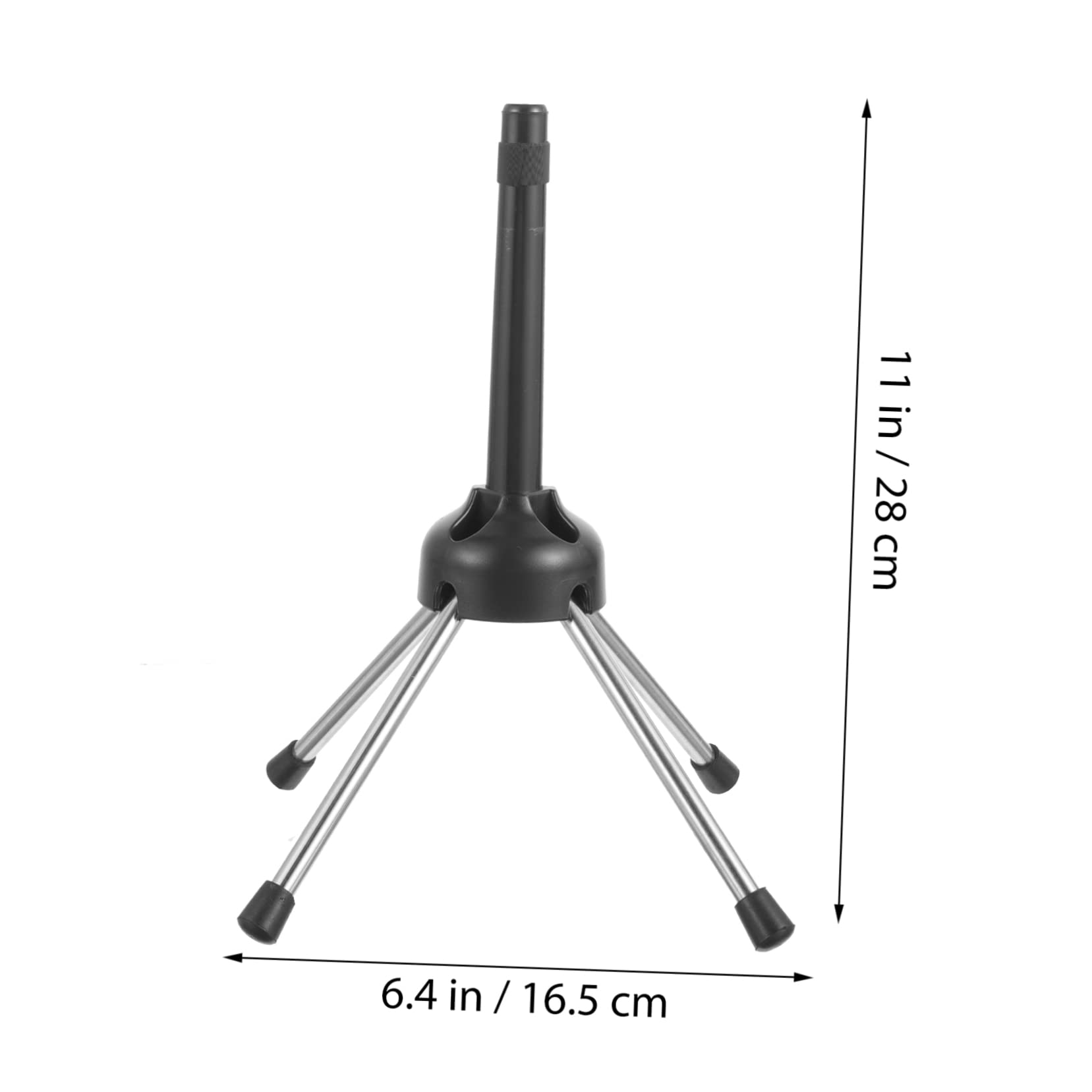 GOOHOCHY Folding Flute Stand Rack Portable and Sturdy Floor Display Holder for Flute and Clarinet Storage for Wind Instrument Collectors and Performers with Protective Pads