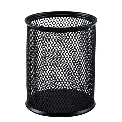 ZILLE - Smart Remote Control - guangbo office accessories Metal Pen Holder Barrel organizador escritorio Student Desktop Storage Rack desk accessories (1 Grid)