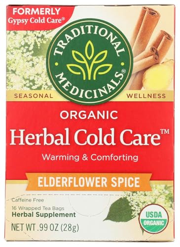 Traditional Medicinals Gypsy Cold Care Seasonal Tea, 16 Tea Bags (Pack of 3)