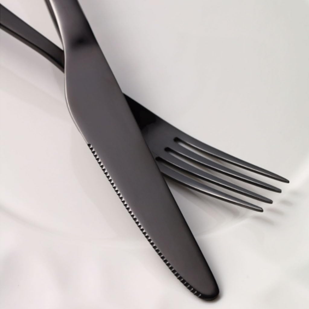 PEKJI Knife Fork Spoon Home Stainless Steel Cutlery Set Fashion Silverware Set Reusable Kitchen Flatware Set Western Tableware