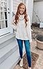 ECOWISH Women Fall Pullover Sweater Turtleneck Pla... #2