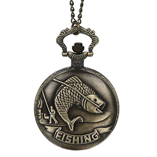 Muranba 2019 ! Vintage Flower Pocket Watch Quartz Necklace Chain Men Women for Girls Gifts