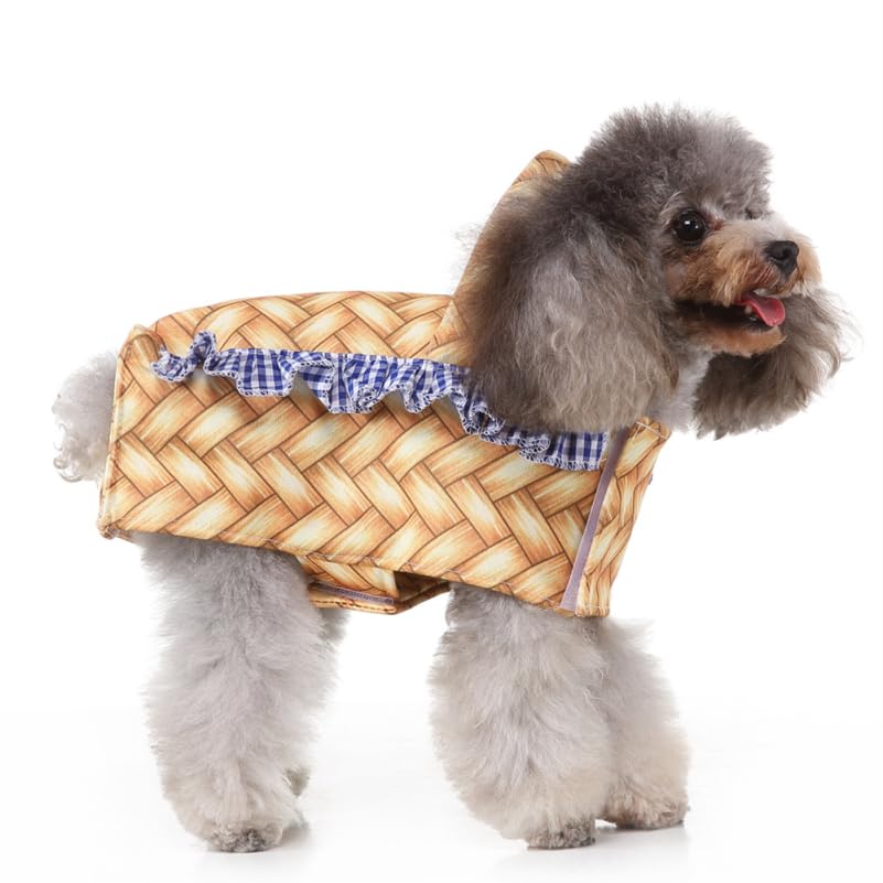 Disfraz para perro divertido amarillo Talla M