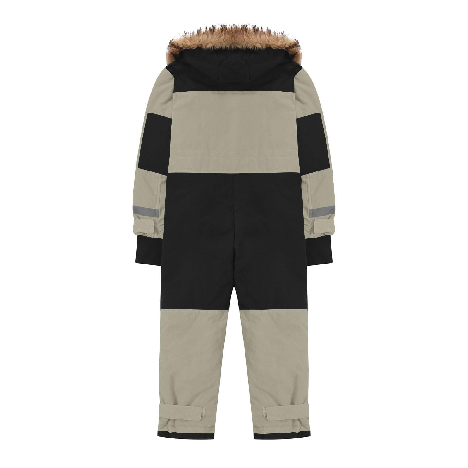 Skianzug Kinder Schneeanzug Unisex Skioverall mit Kapuze SchneeanzüGe FüR Jungen Mädchen Wasserdicht Atmungsaktiv Skianzüge Verdickt Warm Outdoor Regenoverall Einteiliger Schneeoverall 80-160