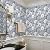 Jeweluck Peel and Stick Wallpaper Floral Contact Paper 16.9inx118.1in Vintage Blue Contact Paper Peel and Stick Dandelion Boho Self Adhesive Removable Wallpaper for Bathroom Cabinets Decorative