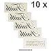 Produktbild 10 x Faith Tattoo Schriftzug in schwarz - einmal Tattoo (10)